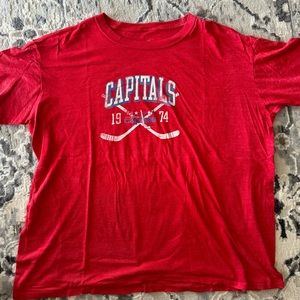 Washington Capitals Short Sleeve T Shirt 3XL Vintage Style